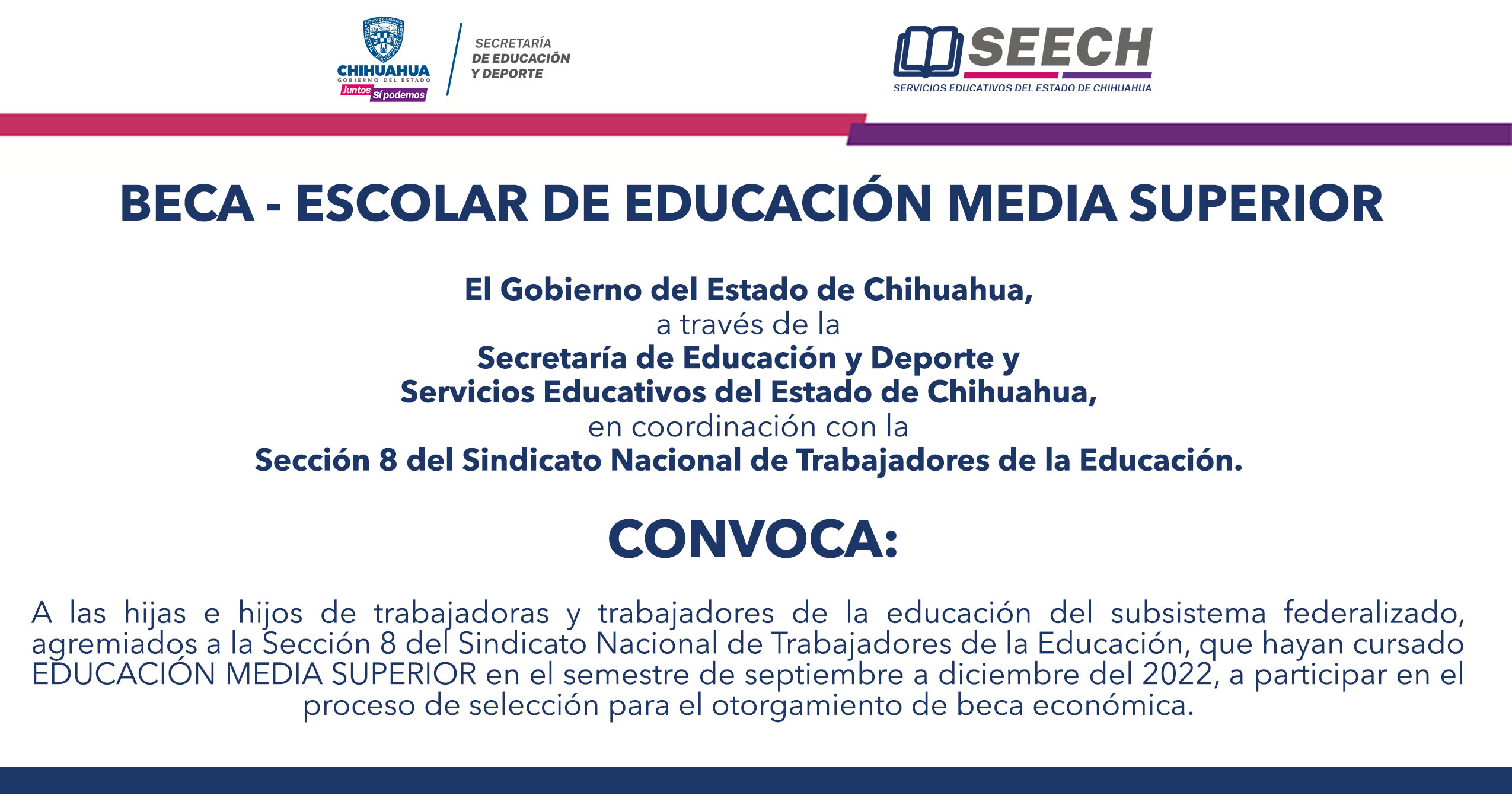 BECA - ESCOLAR DE EDUCACIÓN MEDIA SUPERIOR
