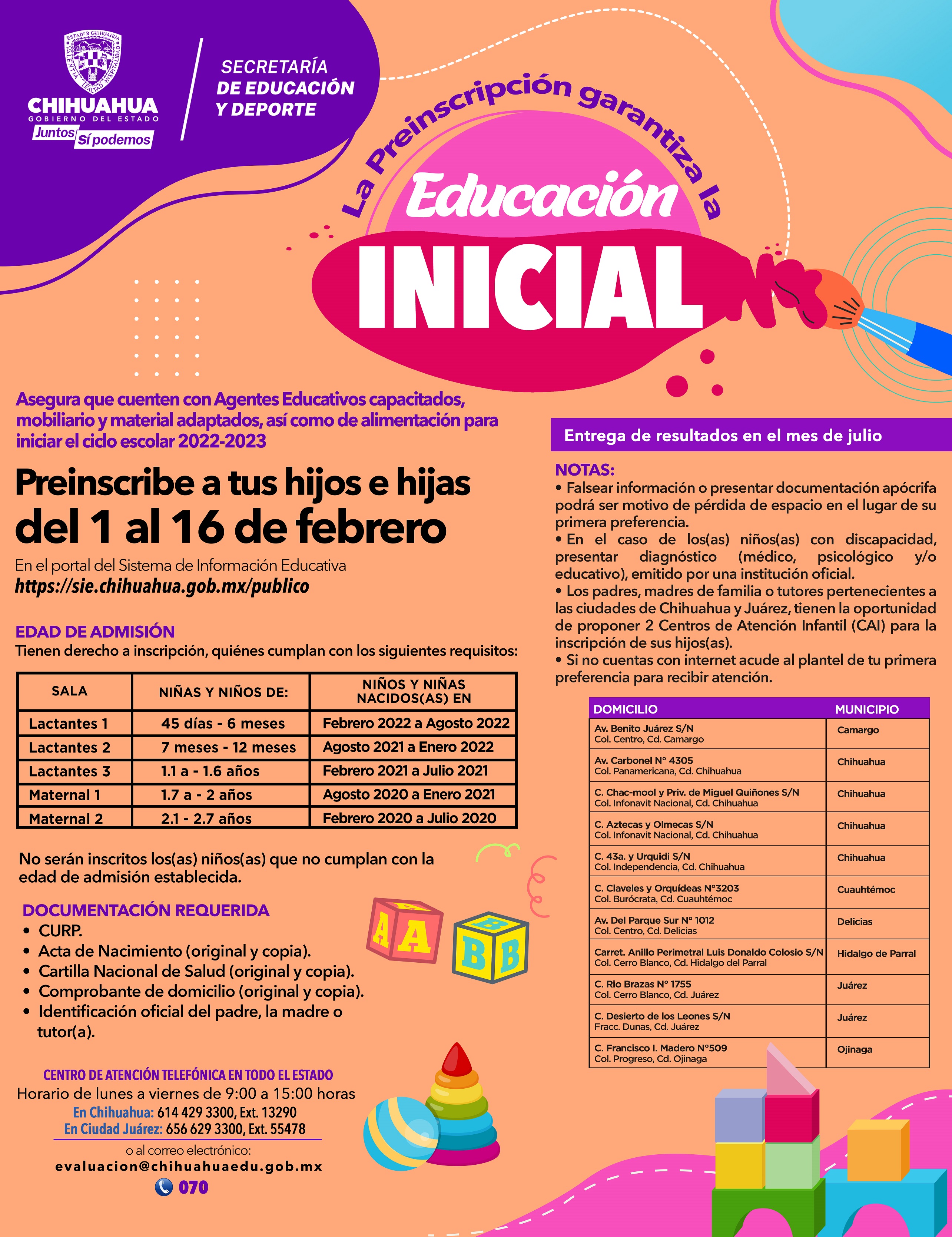 INICIAN PREINSCRIPCIONES 