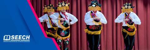 Una gran muestra de talentos se vivió en las Telesecundarias y Secundarias Técnicas de la región centro-sur, donde las y los estudiantes participaron con presentaciones de danza, música, canto y pintura, así como deportes de equipo.