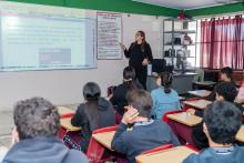 Estudiantes de Educación Básica se acercan a pláticas y talleres enfocados a la protección y autocuidado, a través del Departamento de Mediación y Convivencia de Servicios Educativos del Estado de Chihuahua (SEECH).