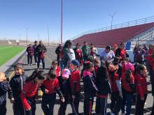 Con la participación de mil 176 niñas y niños de seis planteles de Preescolar de la Zona No. 77 de Ciudad Juárez, se llevaron a cabo los Eventos Deportivos de Preescolar como parte de la estrategia de vida saludable.