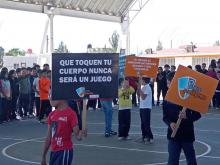 Las actividades del “Proyecto Protégeme” se desarrollaron durante el presente ciclo escolar, en el periodo de enero a junio, como parte de las acciones para la prevención de riesgos de abuso sexual infantil.